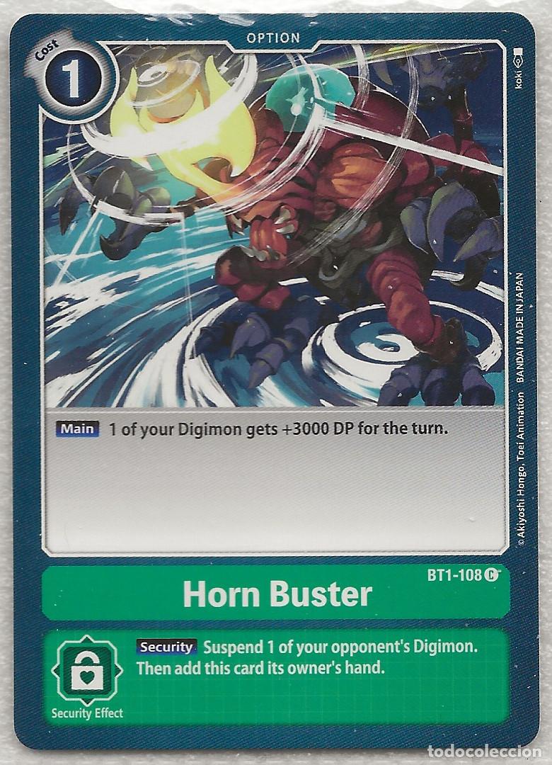 Trading Cards: Digimon TCG 2020 BT1-108 Horn Buster