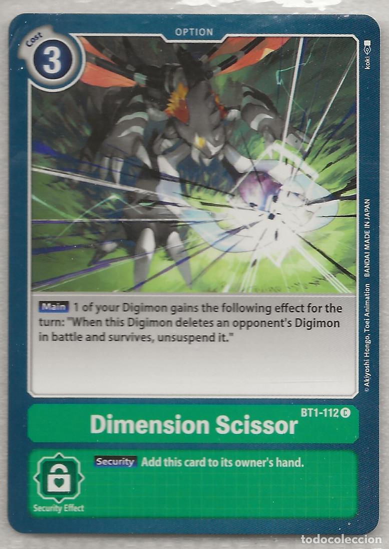 Trading Cards: Digimon TCG 2020 BT1-112 Dimension Scissor