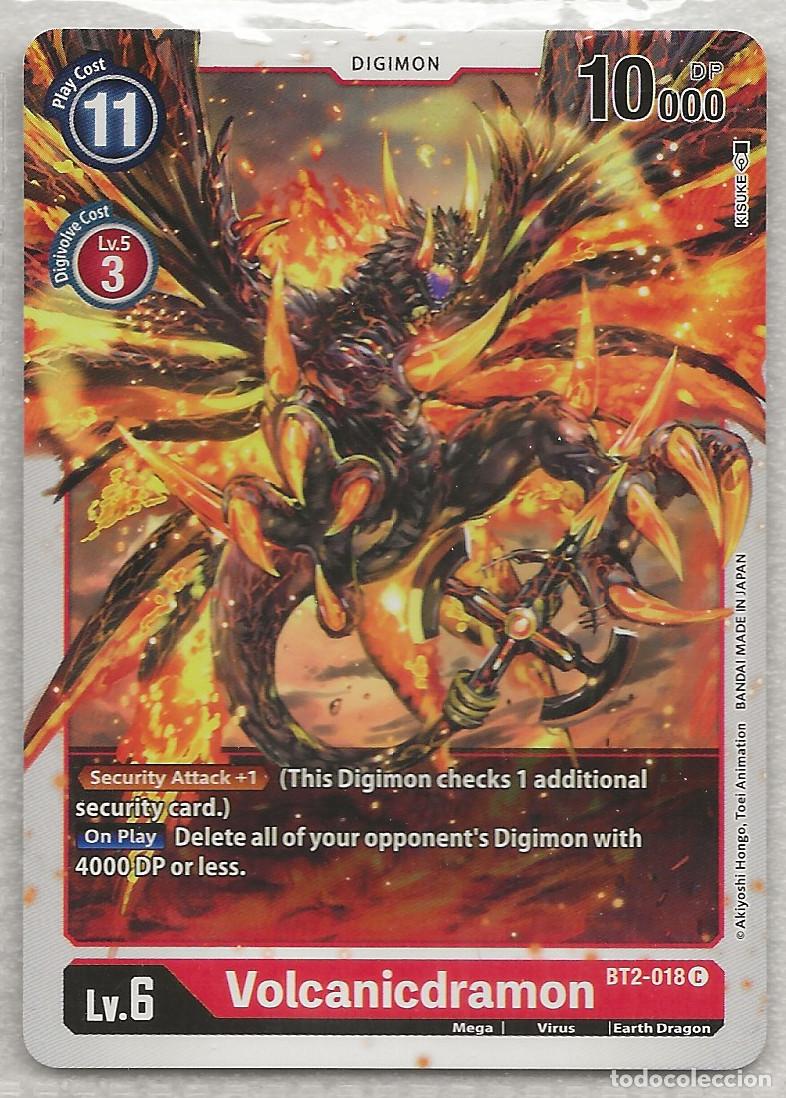 Trading Cards: Digimon TCG 2020 BT2-018 Volcanicdramon