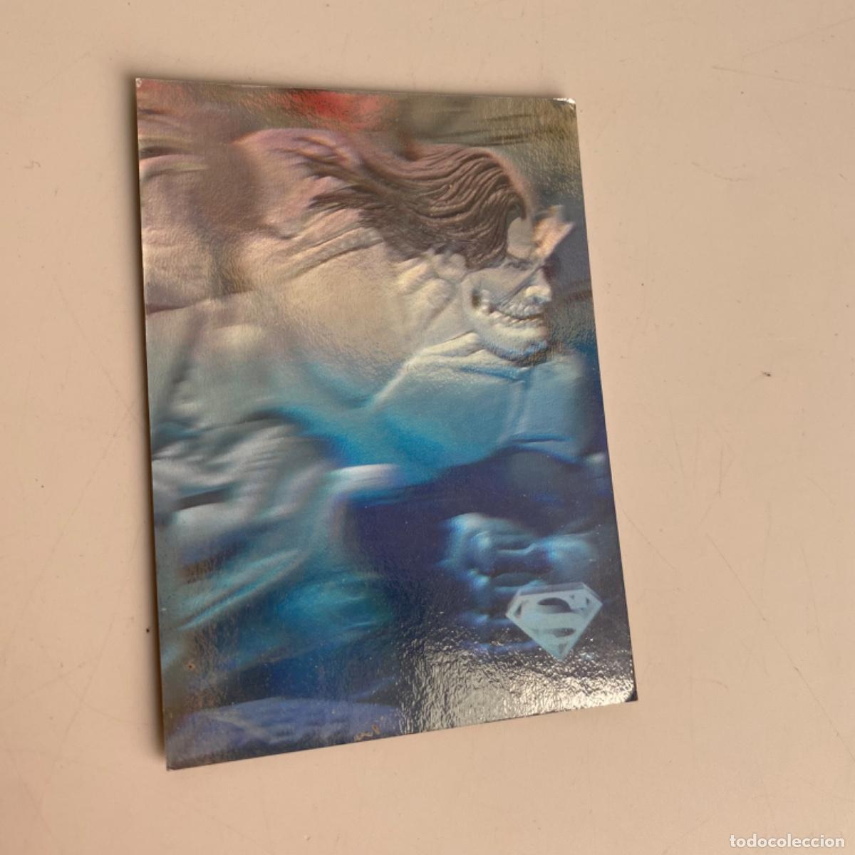 Trading cards: Card Holografica Superman Holo Series 1996 25 DC super man