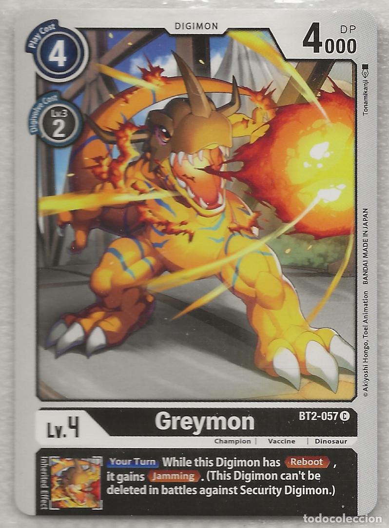 Trading cards: Digimon TCG 2020 BT2-057 Greymon - Foto 1