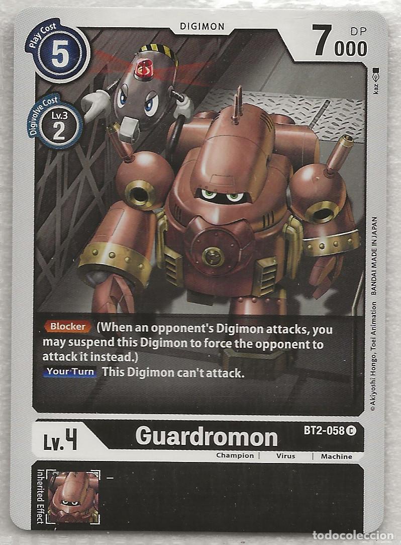 Trading cards: Digimon TCG 2020 BT2-058 Guardromon - Foto 1