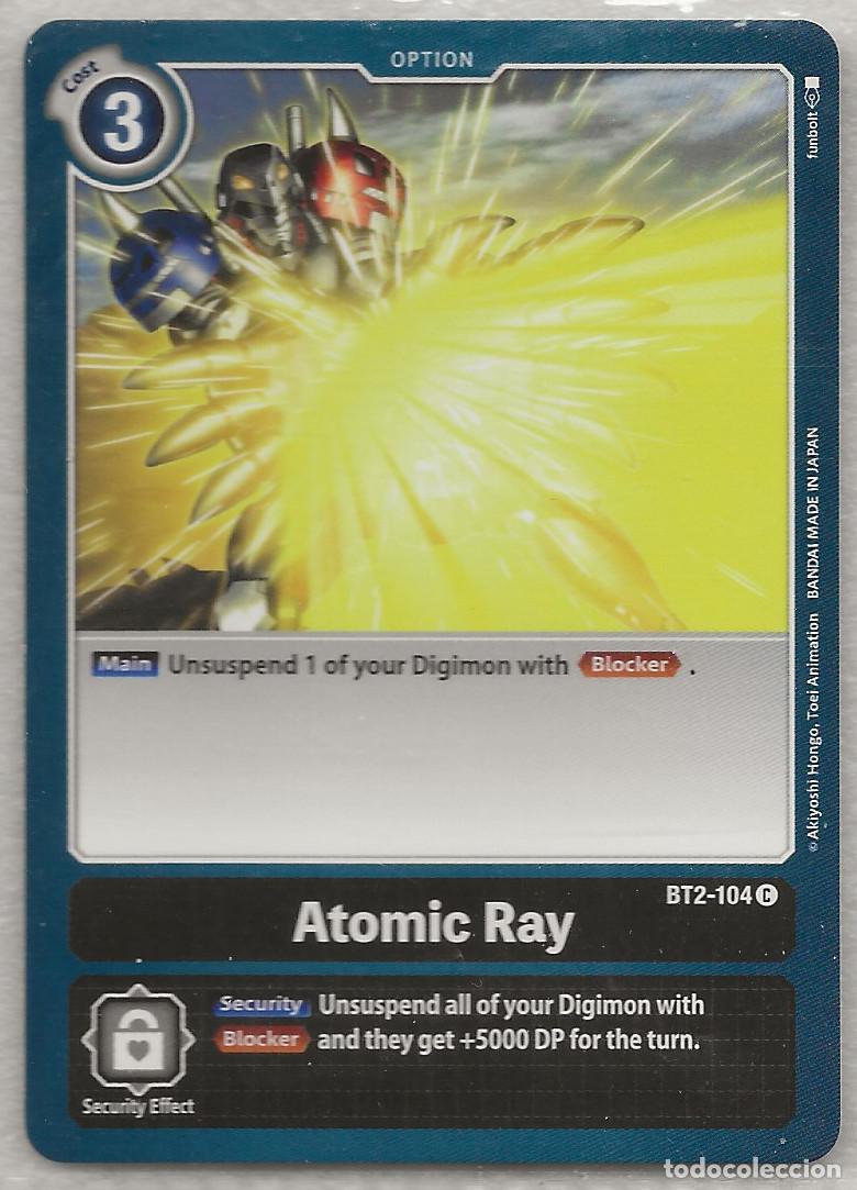 Trading Cards: Digimon TCG 2020 BT2-104 Atomic Ray