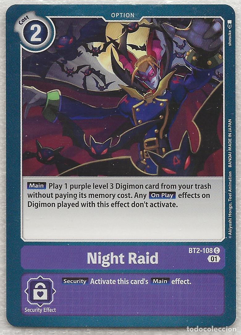 Trading Cards: Digimon TCG 2020 BT2-108 Night Raid AA