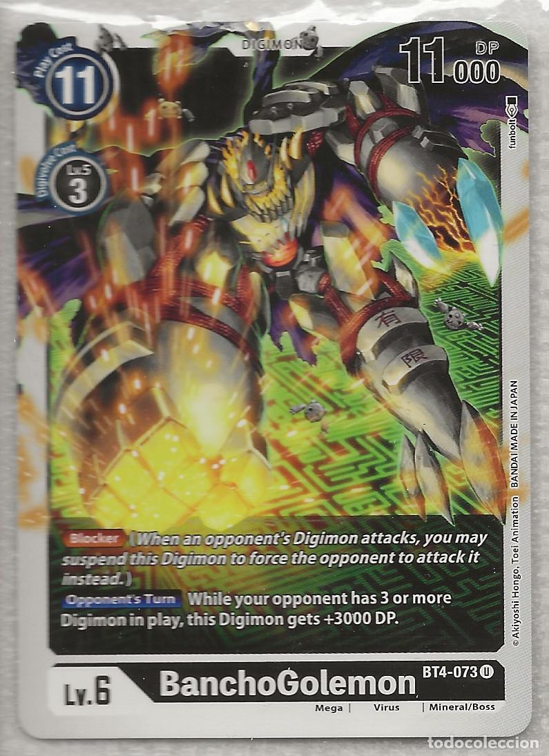 Trading Cards: Digimon TCG 2020 BT4-073 BanchoGolemon