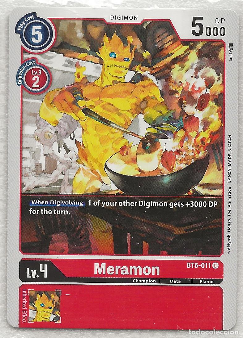 Trading Cards: Digimon TCG 2020 BT5-011 Meramon