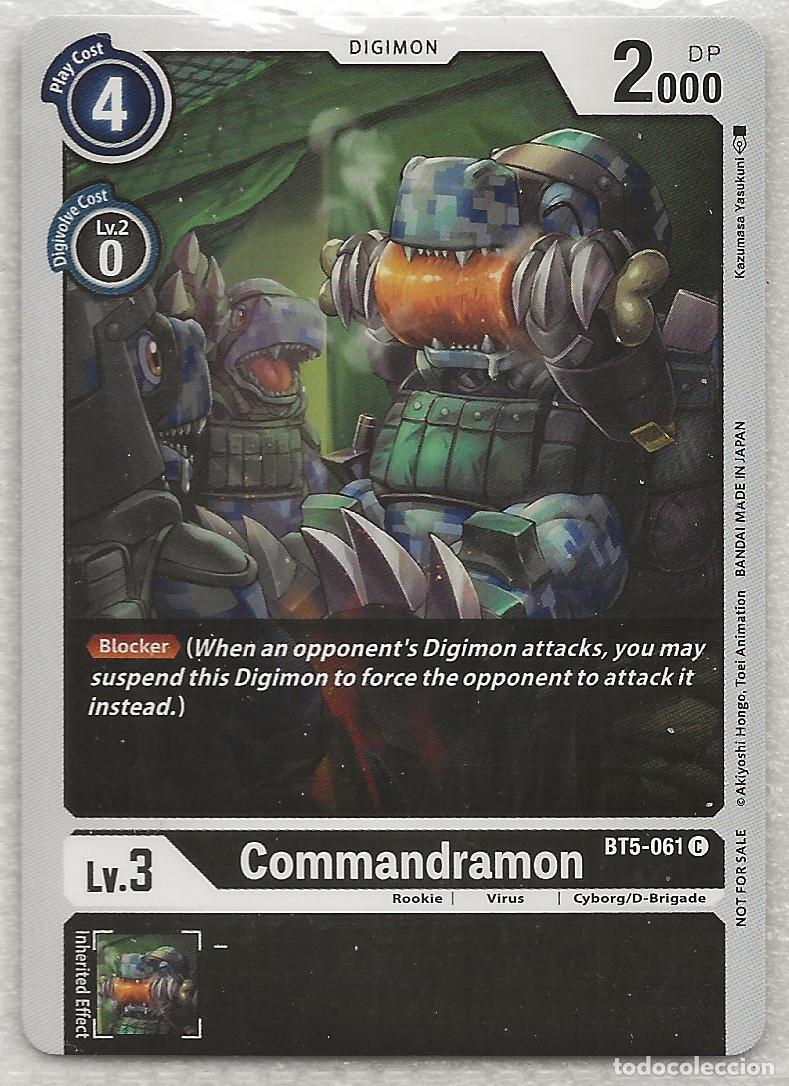 Trading Cards: Digimon TCG 2020 BT5-061 Commandramon