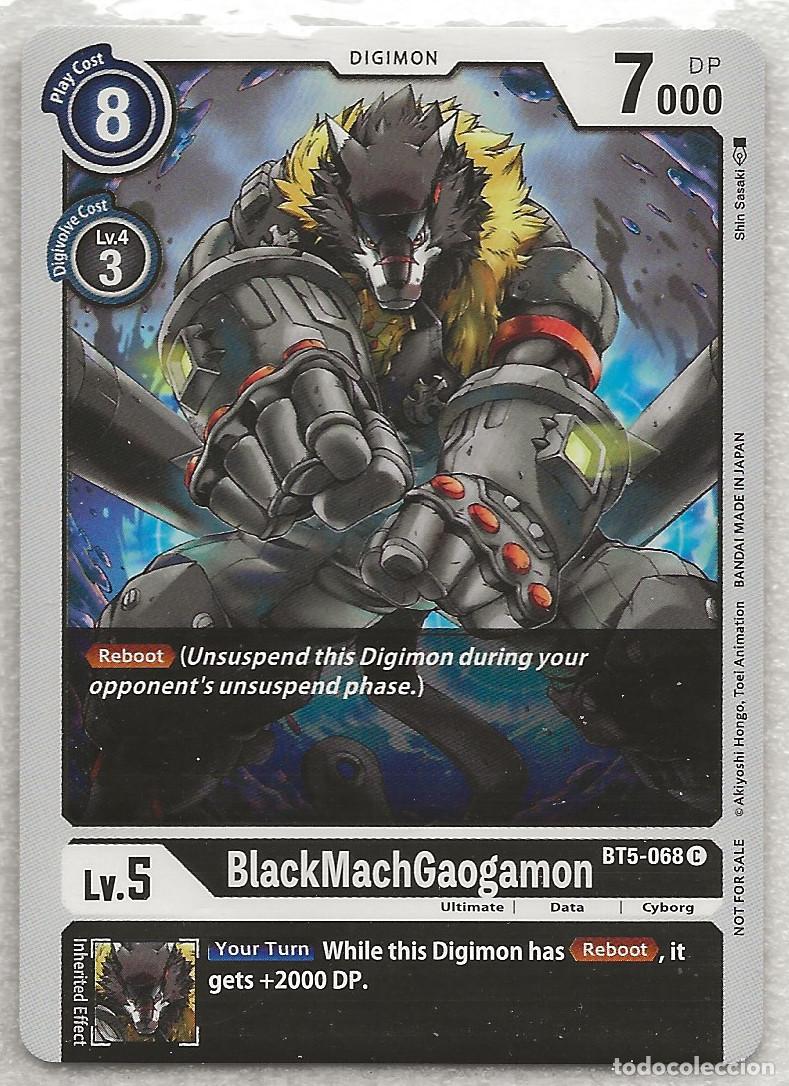 Trading Cards: Digimon TCG 2020 BT5-068 BlackMachGaogamon