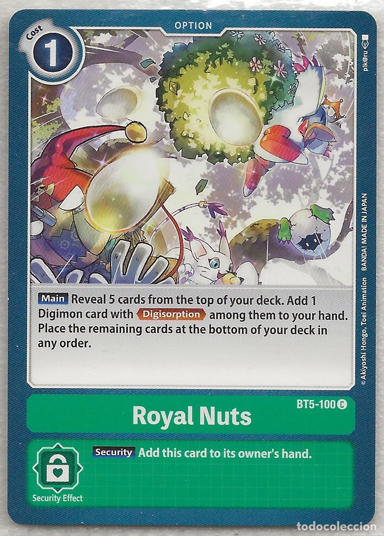 Trading Cards: Digimon TCG 2020 BT5-100 Royal Nuts