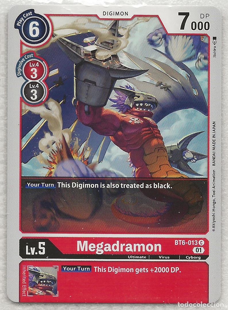 Trading Cards: Digimon TCG 2020 BT6-013 Megadramon