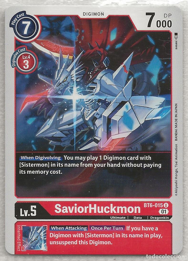 Trading Cards: Digimon TCG 2020 BT6-015 SaviorHuckmon