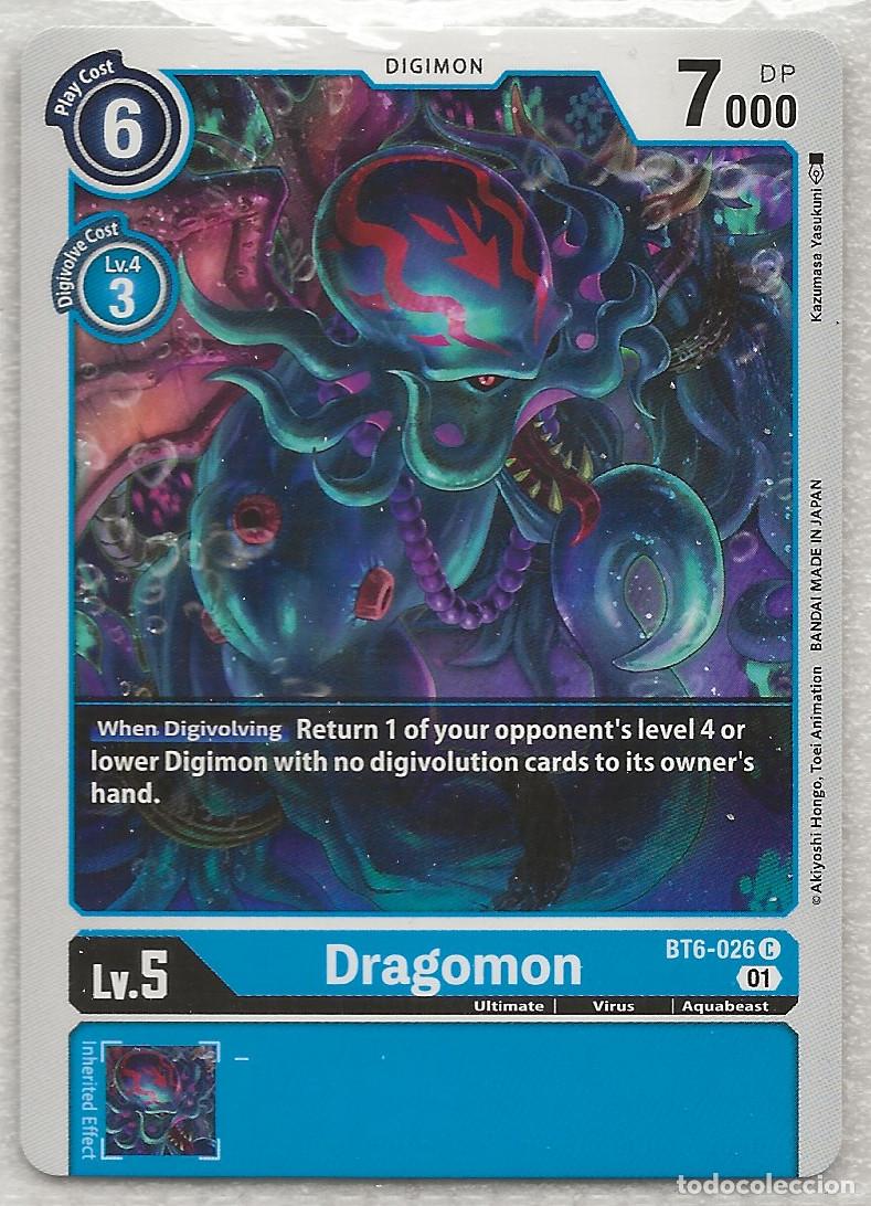 Trading Cards: Digimon TCG 2020 BT6-026 Dragomon