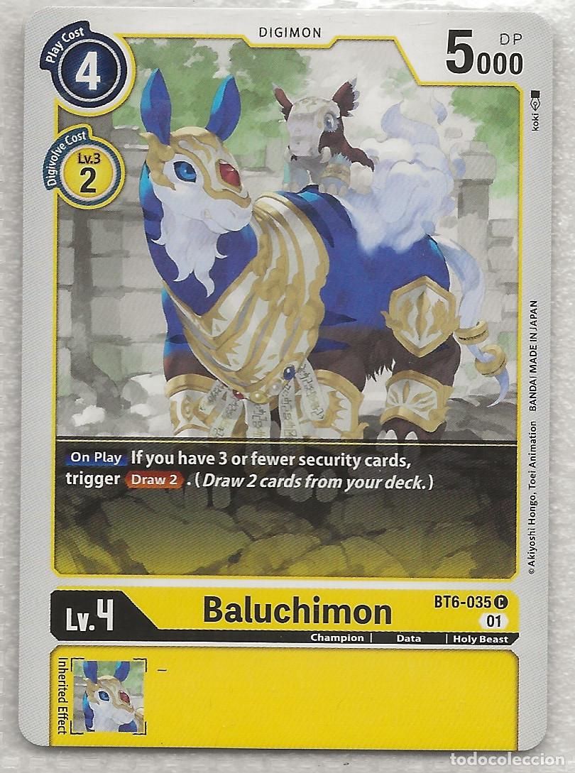 Trading Cards: Digimon TCG 2020 BT6-035 Baluchimon
