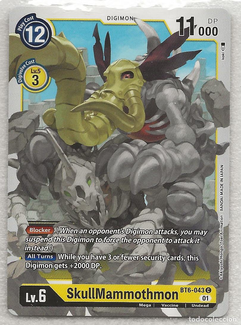 Trading Cards: Digimon TCG 2020 BT6-043 SkullMammothmon