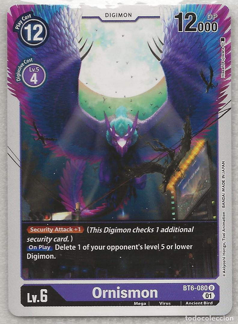 Trading Cards: Digimon TCG 2020 BT6-080 Ornismon