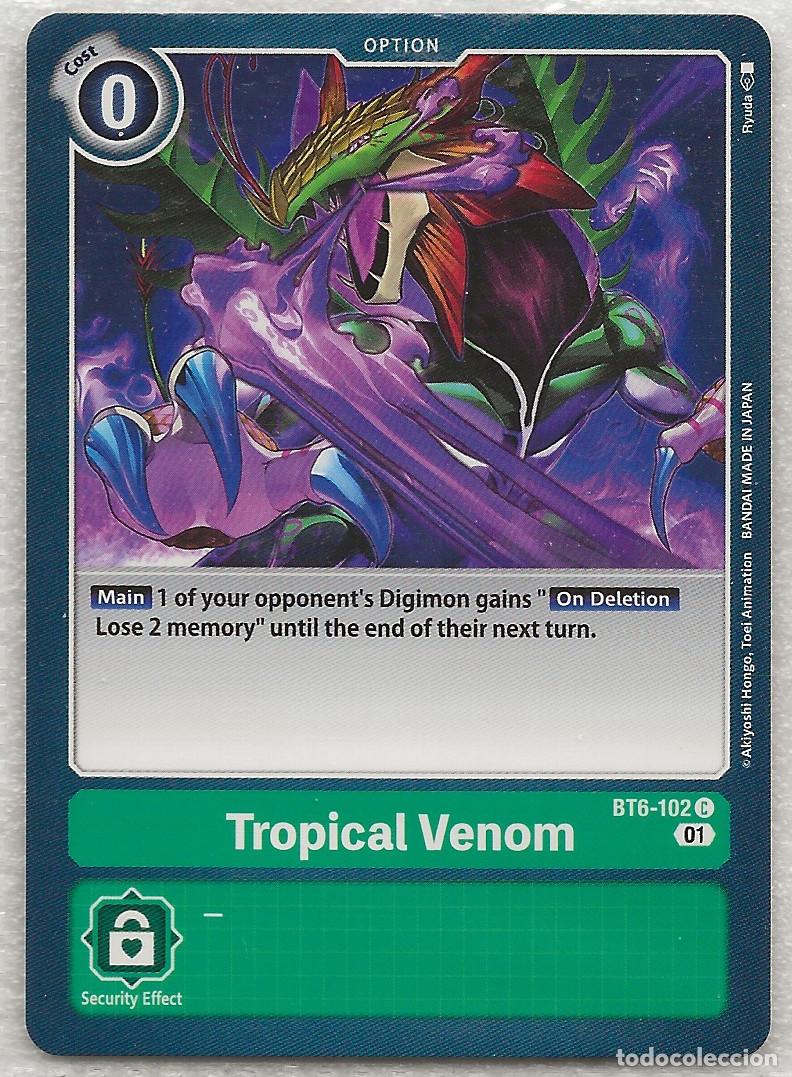Trading Cards: Digimon TCG 2020 BT6-102 Tropical Venom