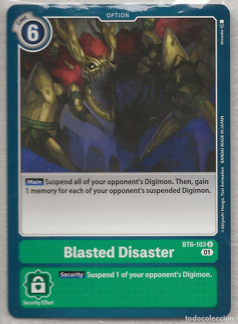 Trading Cards: Digimon TCG 2020 BT6-103 Blasted Disaster