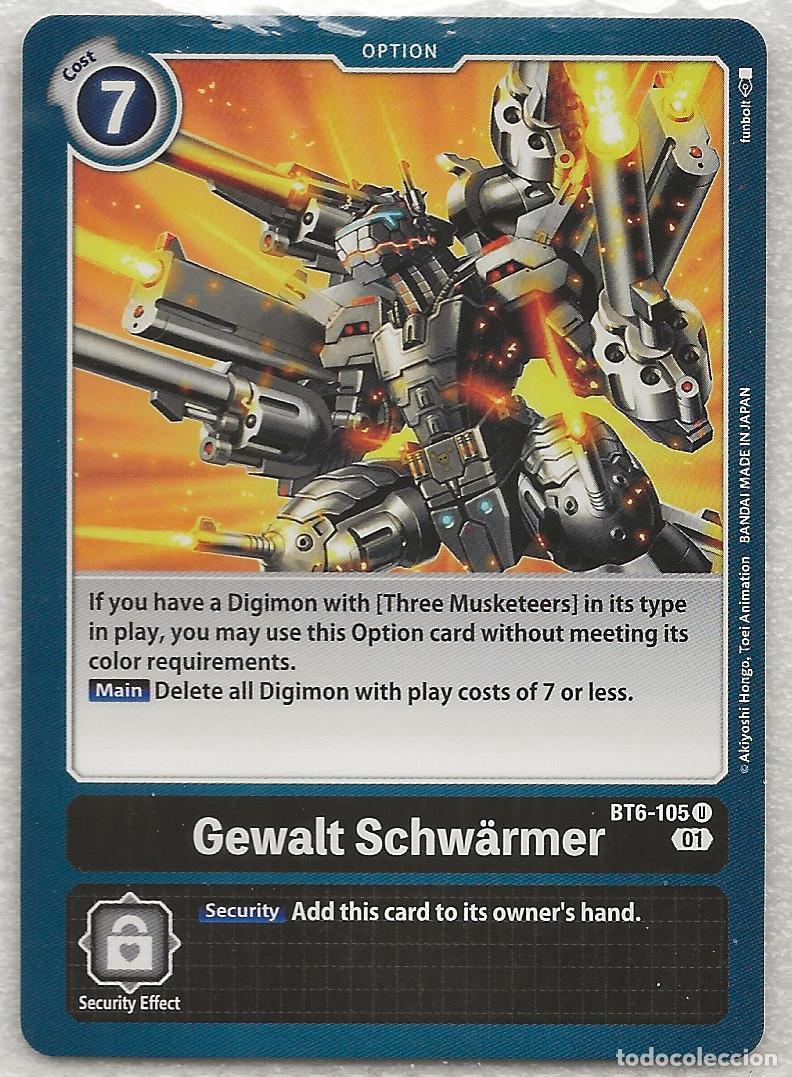 Trading Cards: Digimon TCG 2020 BT6-105 Gewalt Schw&auml;rmer