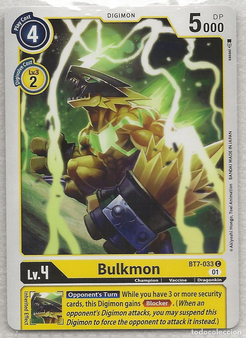 Sammelkarten: Digimon TCG 2020 BT7-033 Bulkmon
