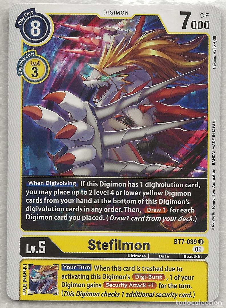 Trading Cards: Digimon TCG 2020 BT7-039 Stefilmon