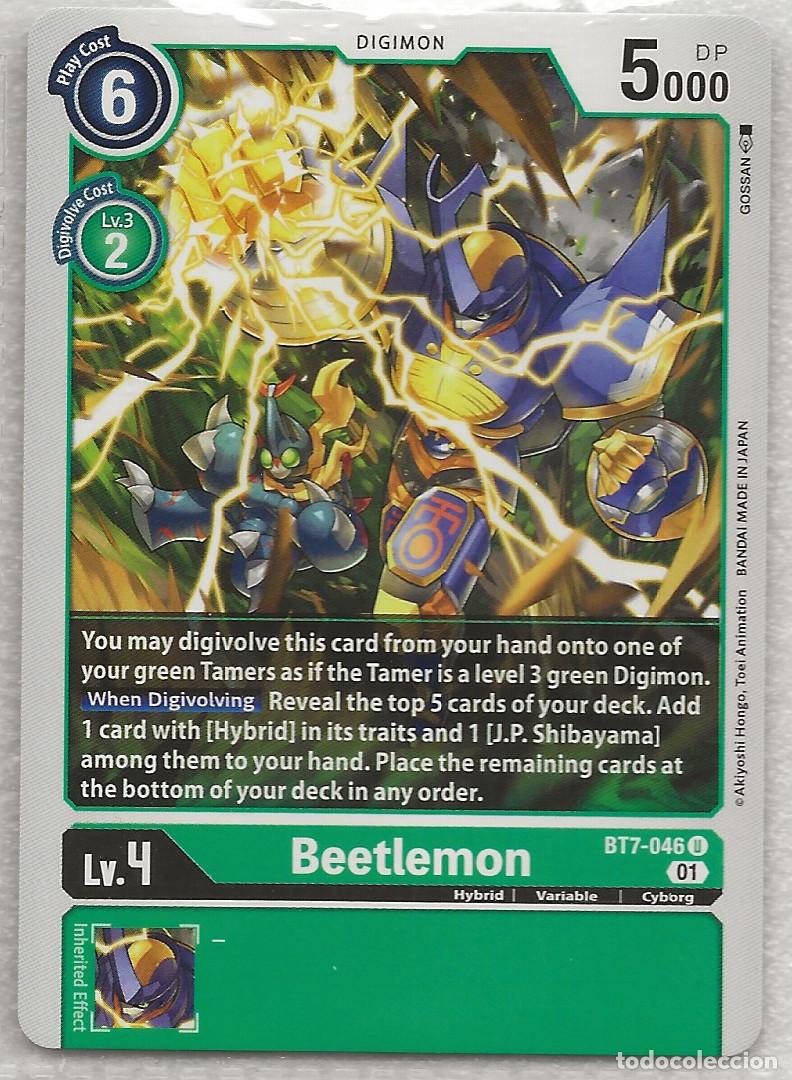 Trading Cards: Digimon TCG 2020 BT7-046 Beetlemon