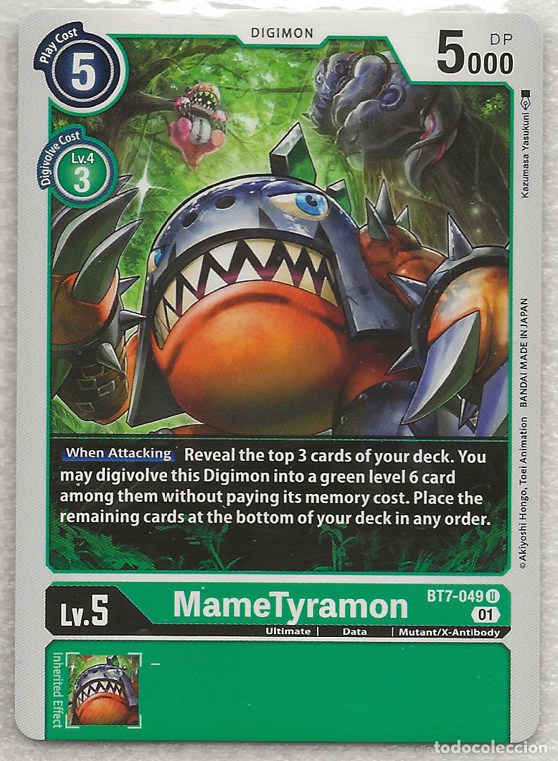 Trading Cards: Digimon TCG 2020 BT7-049 MameTyramon