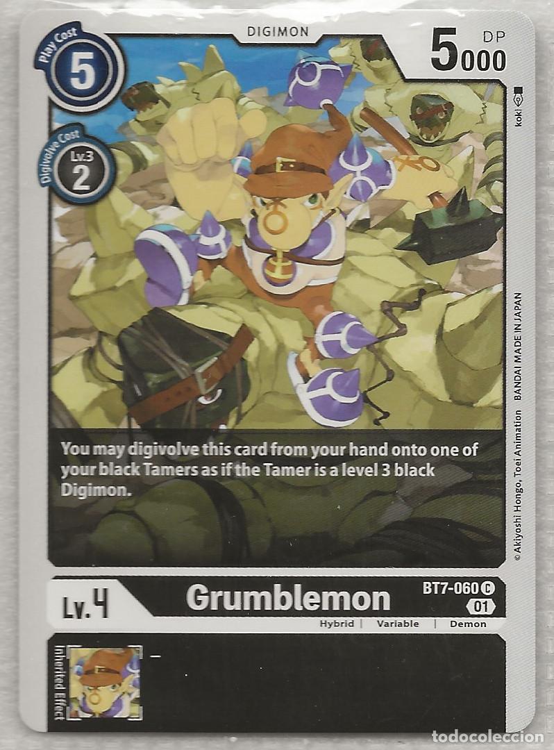 Trading Cards: Digimon TCG 2020 BT7-060 Grumblemon