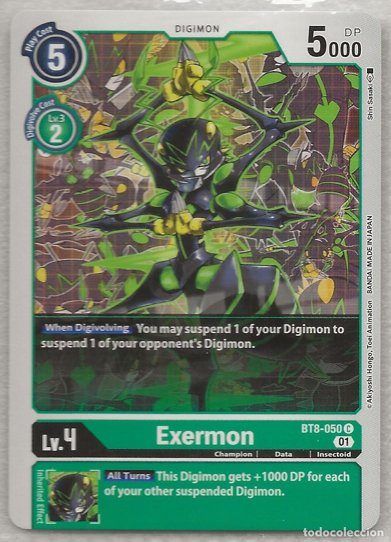 Trading Cards: Digimon TCG 2020 BT8-050 Exermon
