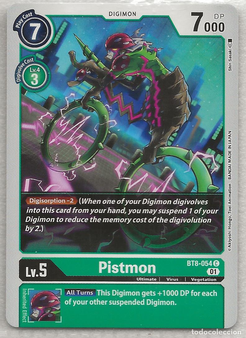 Trading Cards: Digimon TCG 2020 BT8-054 Pistmon