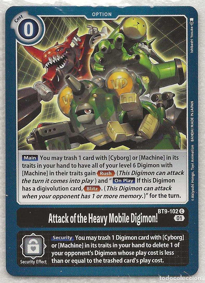 Trading Cards: Digimon TCG 2020 BT9-102 Attack of the Heavy Mobile Digimon!