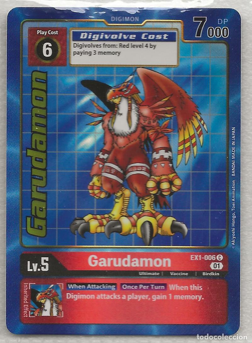 Trading cards: Digimon TCG 2020 EX1-006 Garudamon AA - Foto 1