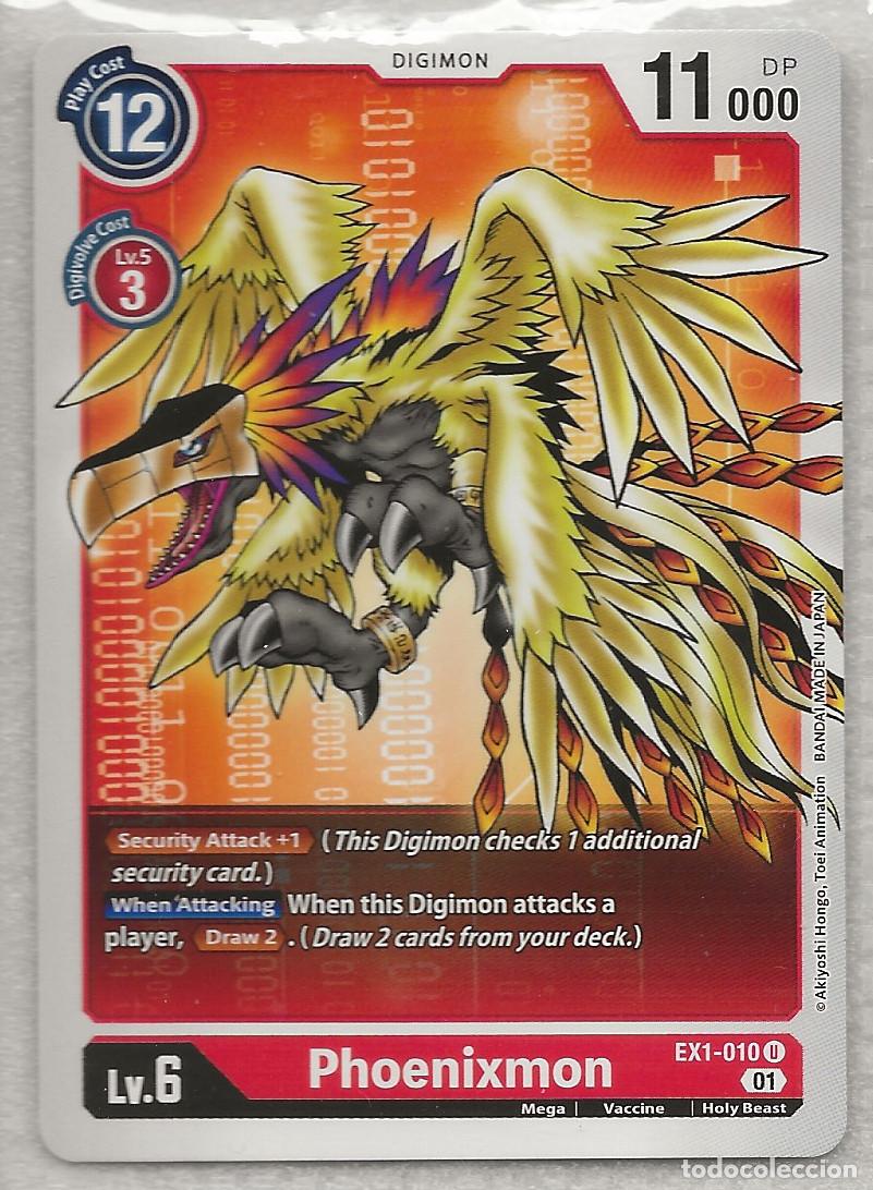 Trading Cards: Digimon TCG 2020 EX1-010 Phoenixmon