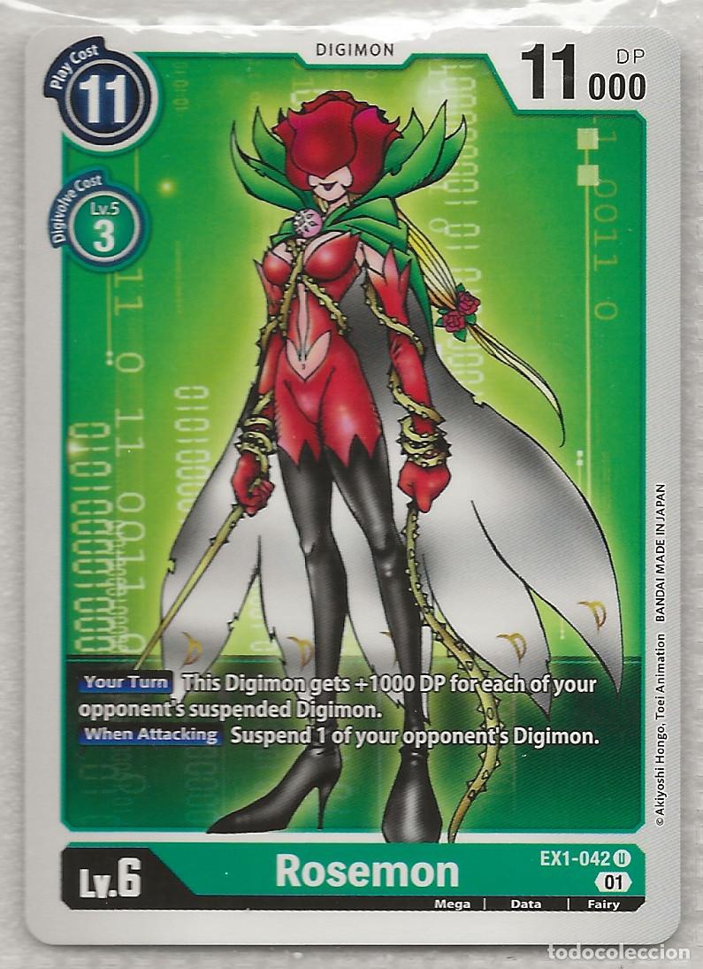 Trading Cards: Digimon TCG 2020 EX1-042 Rosemon
