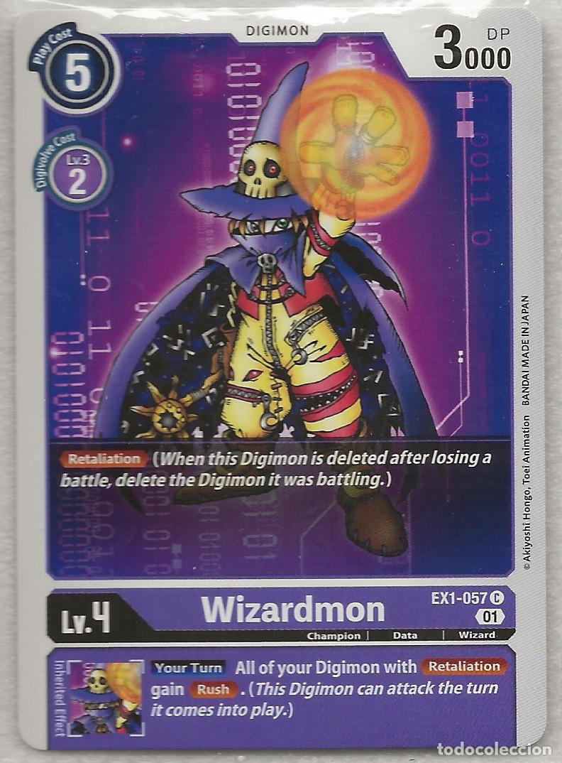 Trading cards: Digimon TCG 2020 EX1-057 Wizardmon - Foto 1