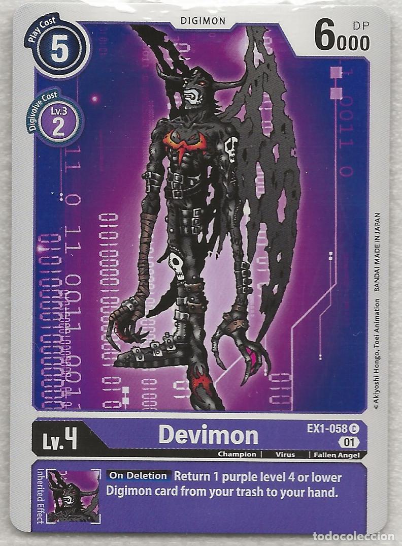 Trading cards: Digimon TCG 2020 EX1-058 Devimon - Foto 1