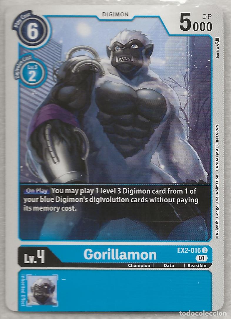 Trading cards: Digimon TCG 2020 EX2-016 Gorillamon - Foto 1