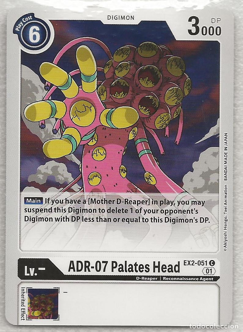 Trading Cards: Digimon TCG 2020 EX2-051 ADR-07 Palates Head