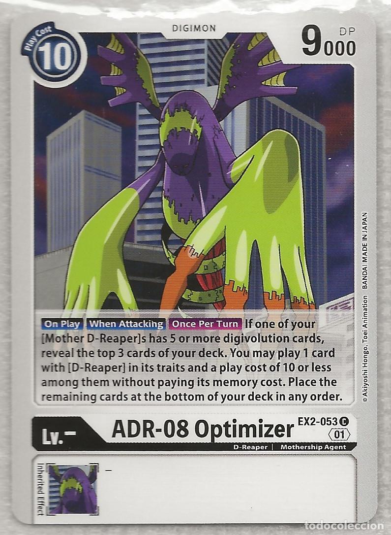 Trading Cards: Digimon TCG 2020 EX2-053 ADR-08 Optimizer