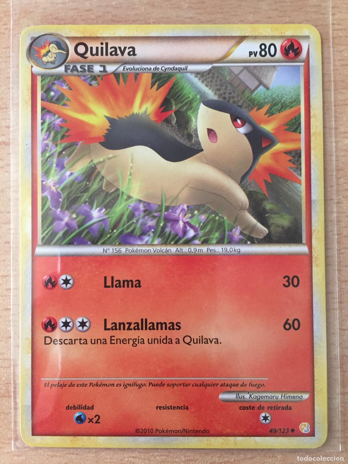 Trading cards: 2010 - QUILAVA - POKEMON - Foto 1