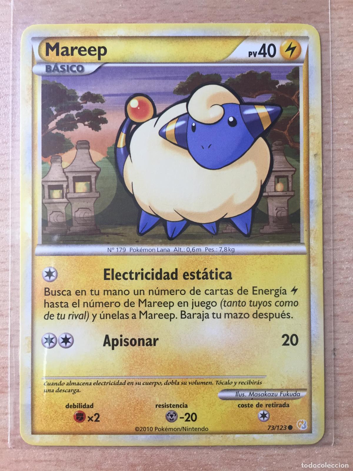 Trading cards: 2010 - MAREEP - POKEMON - Foto 1