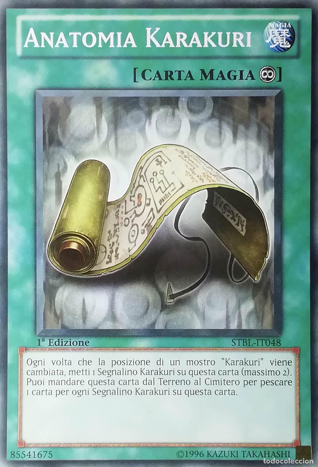 carta yugioh-anatomia karakuri-stbl-it048-ita-e - Buy Antique trading cards  on todocoleccion