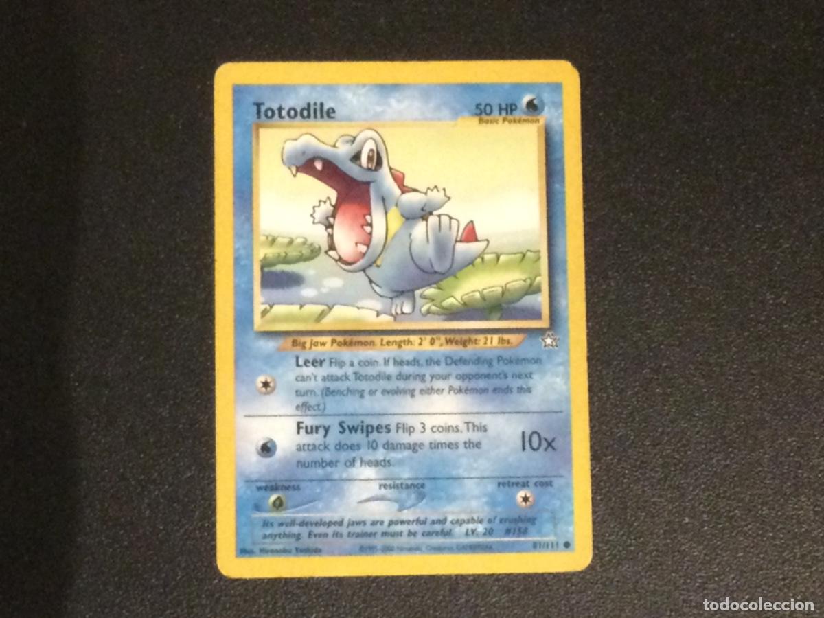 carta pokemon totodile (ng81) neo genesis - Buy Antique trading cards on todocoleccion carta pokemon totodile (ng81) neo genesis - Buy Antique trading cards on todocoleccion