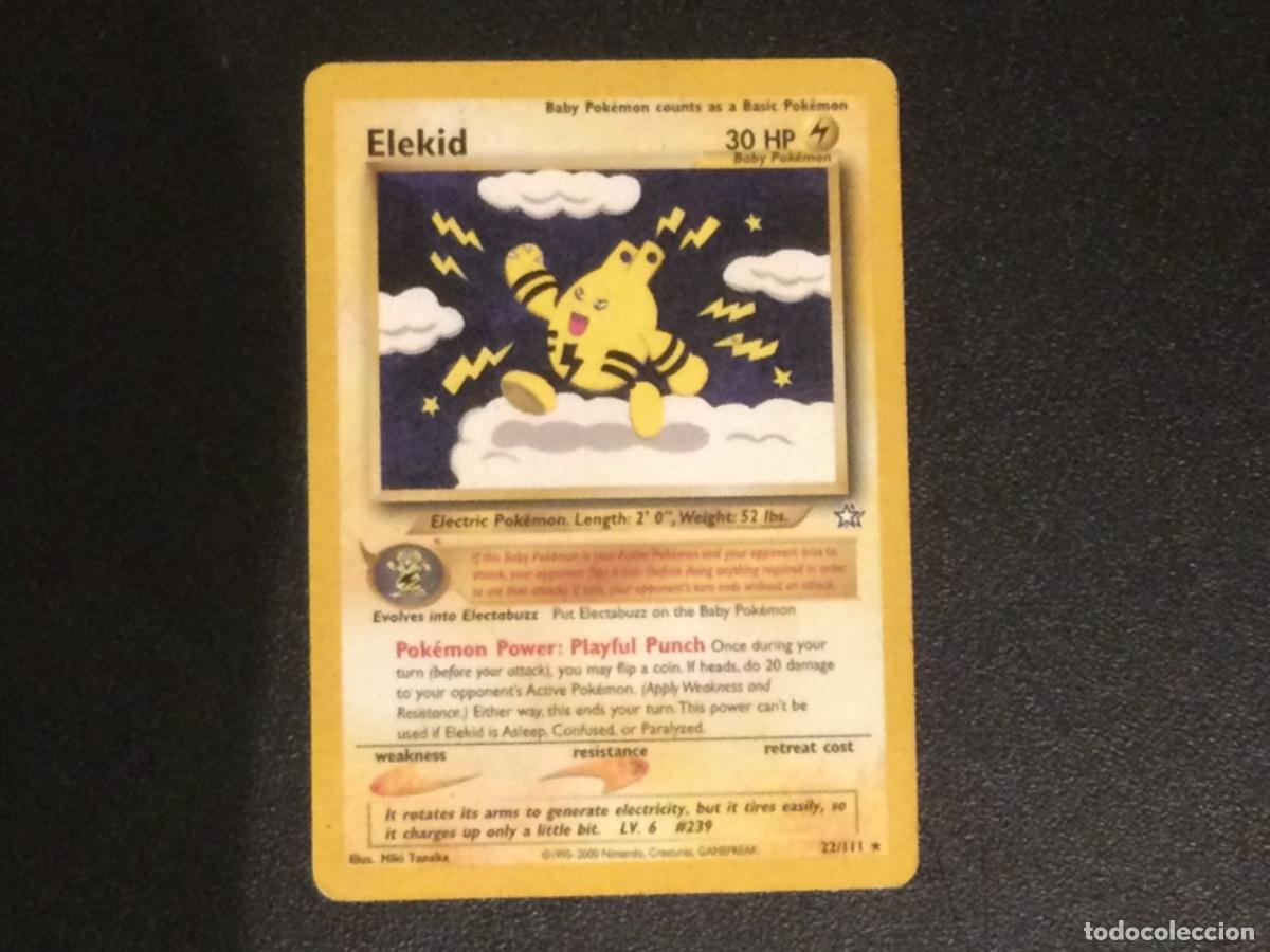 carta pokemon elekid (ng22) neo genesis - Compra venta en todocoleccion carta pokemon elekid (ng22) neo genesis - Compra venta en todocoleccion