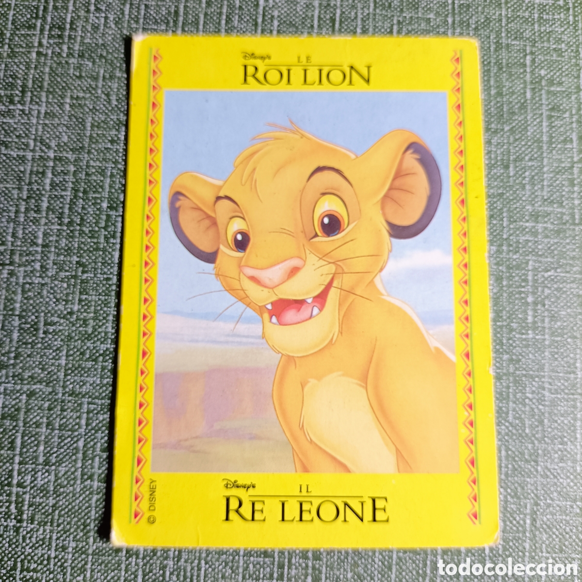 Trading cards: CARTA PANINI. EL REY LEON - Foto 1