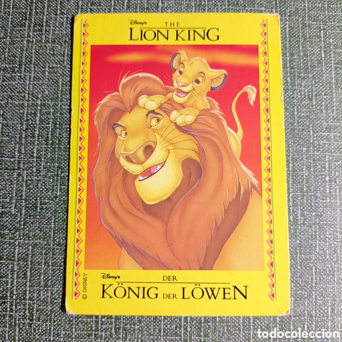 Trading cards: CARTA PANINI. EL REY LEON - Foto 1