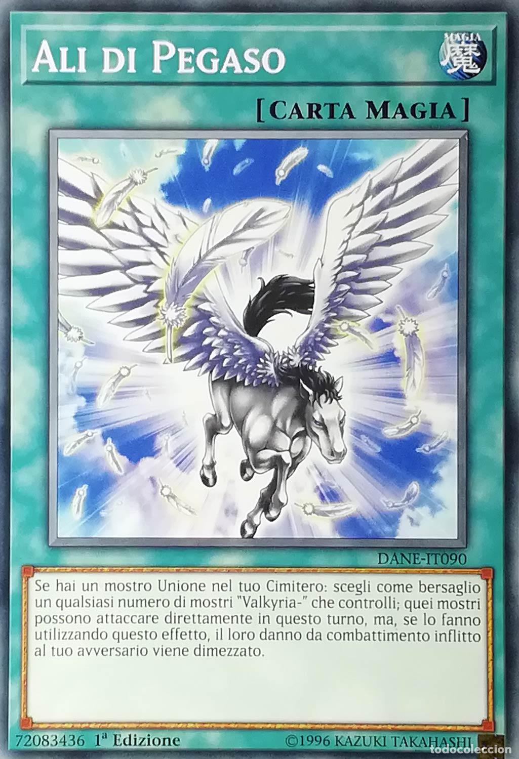 Trading cards: Carta YUGIOH-Ali di Pegaso-DANE-IT090-ITA-NM-Common 1.Ed - Konami