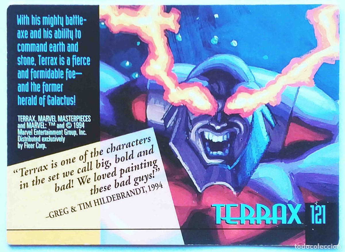 Trading cards: Marvel Masterpieces N&ordm; 121 - Terrax 1994 - Foto 2