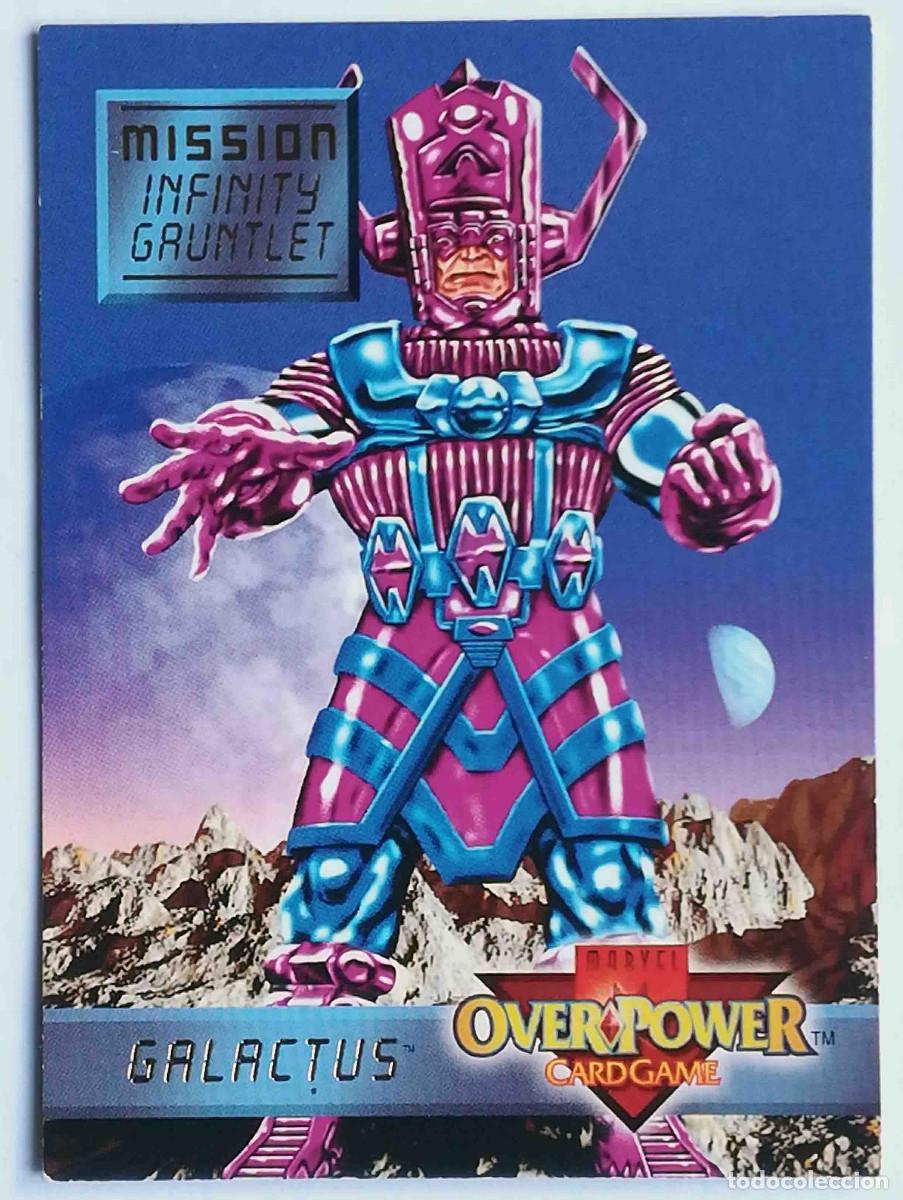 Trading cards: Mission Infinity Gauntlet - Galactus (4 de 7) Marvel Over Power - Foto 1