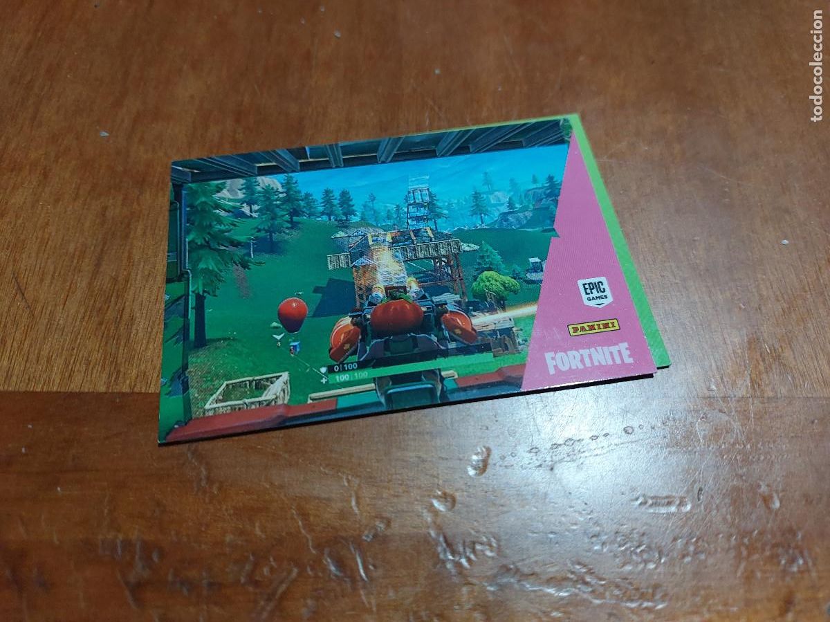 Cartas Colecion&aacute;veis: 91 FORNITE. PANINI, 2019. CARTA. CROMO. BUEN ESTADO