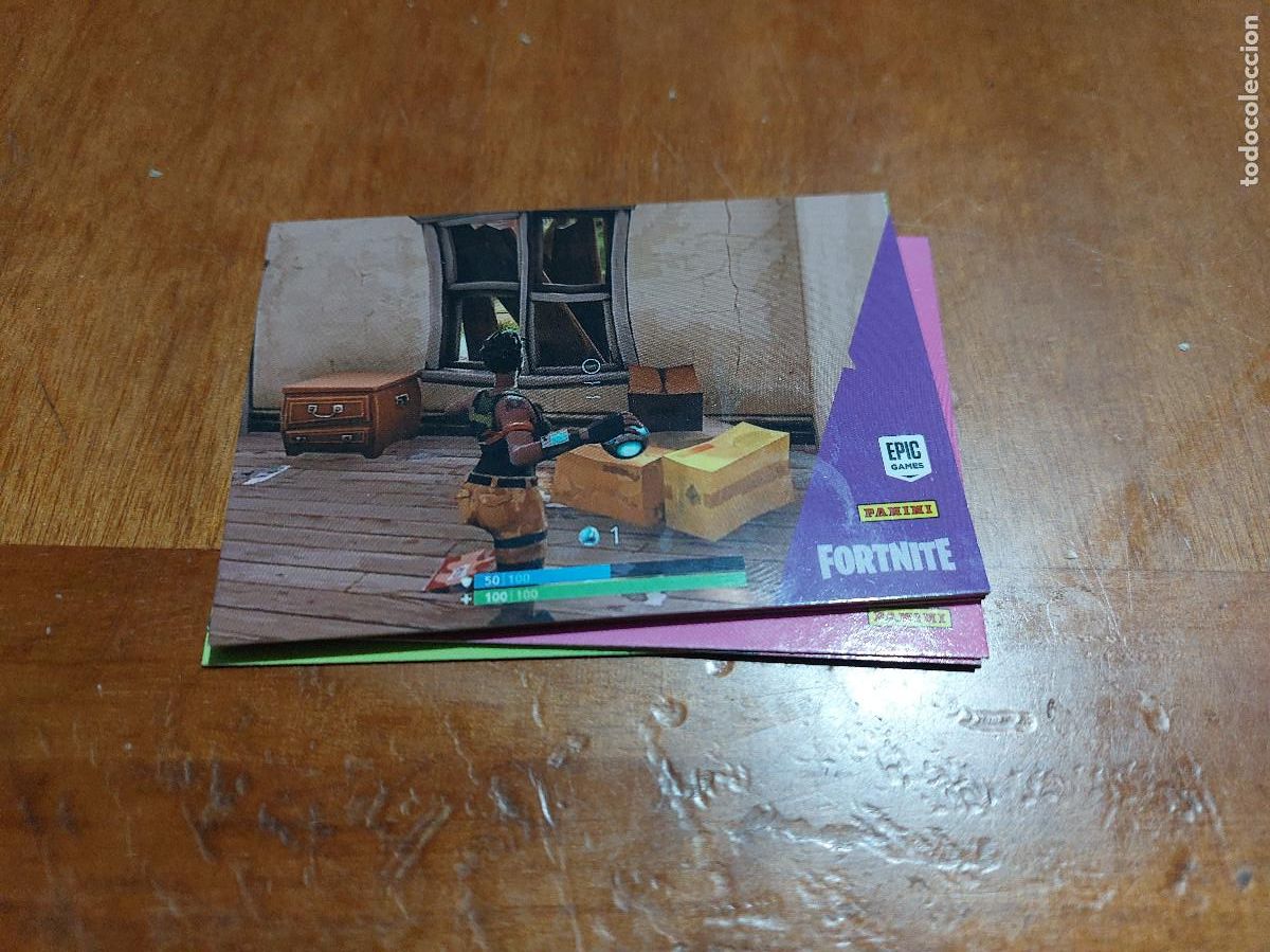 Cartas Colecion&aacute;veis: 14 FORNITE. PANINI, 2019. CARTA. CROMO. BUEN ESTADO